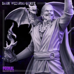 Fire Mage - Drago Zhurong - Dark Wizards Set - Unpainted Miniature
