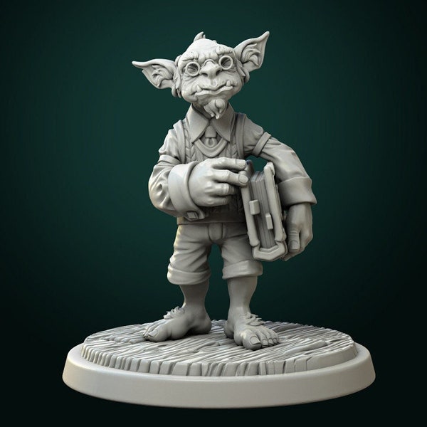 Goblin Librarian - Unpainted Miniature