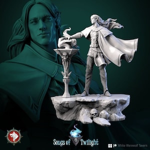Drow Warlord - Unpainted Miniature