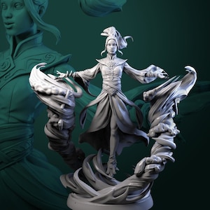 Air Master - Human Monk - Unpainted Miniature
