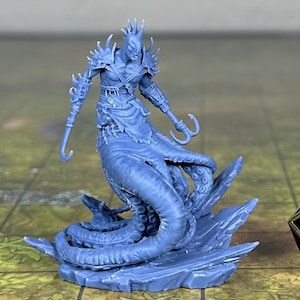 Sea Monster - 32mm Scale - Unpainted Miniature for DnD, Pathfinder, Tabletop RPGs - White Werewolf Tavern