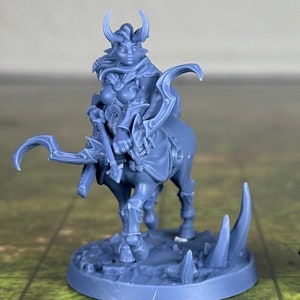 Centaur Ranger - 32mm, 35mm Scale - Unpainted Miniature for DnD, Pathfinder, Tabletop RPGs - Bite the Bullet
