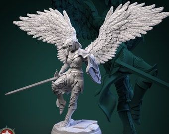 Valkyrie - pose 2 - ongeverfd miniatuur