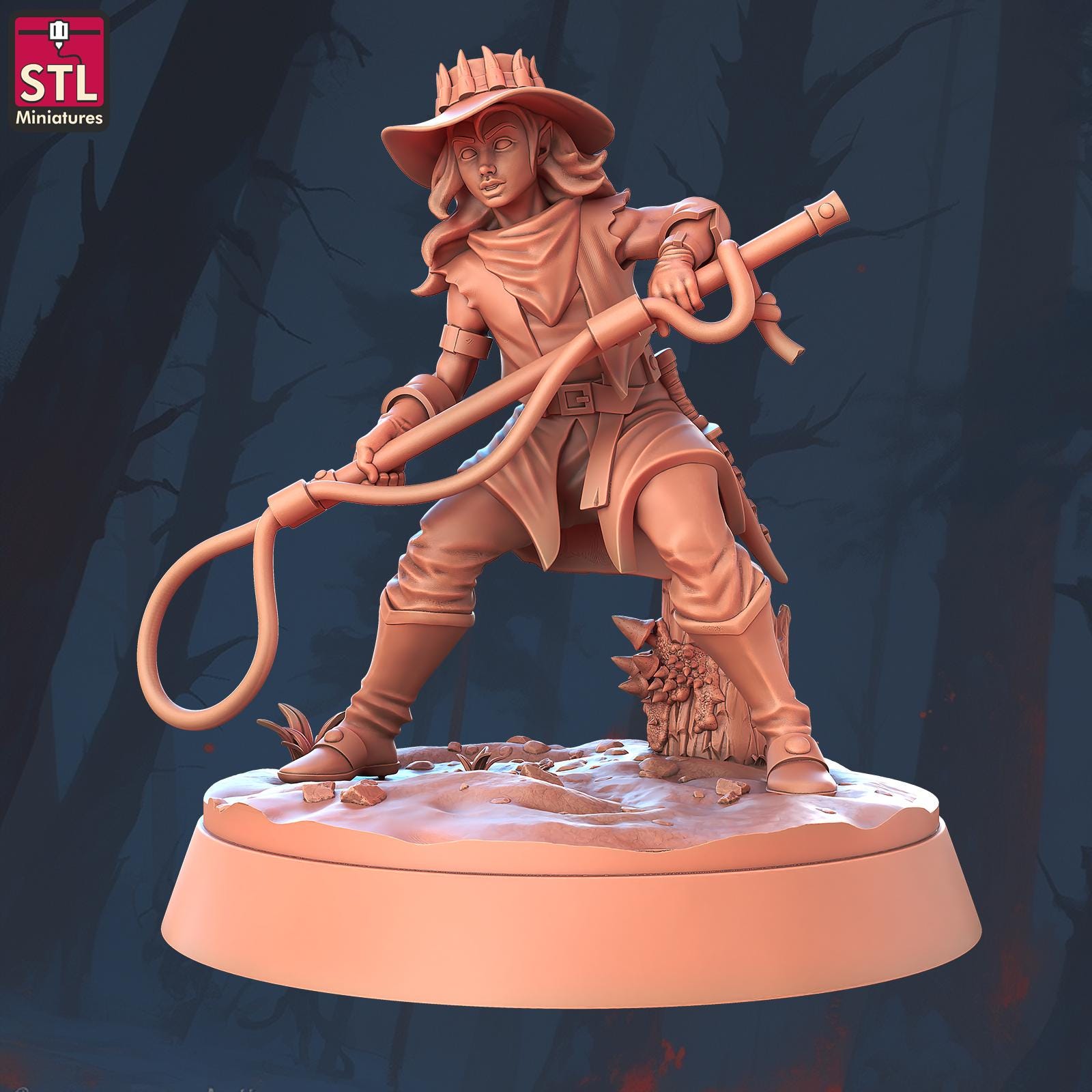 Npc Handler Crocodile Handler Set - Townsfolk Npcs - 32mm Scale - Unpainted ...