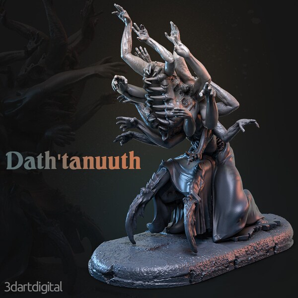 Dath'tunuuth - Undead Monstrosity - Flesh Construct - Unpainted Miniature