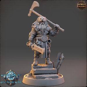 Ragnar Wolfslayer - Las sombras invernales de Frostfang Hold - Miniatura sin pintar