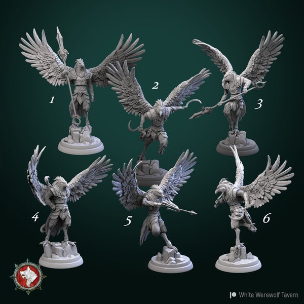 Aarakocra Warrior - Unpainted Miniature