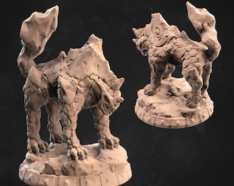 Bestia Elemental de Tierra - Miniatura sin pintar