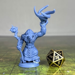 Minotaur Druid - Casting - 32mm Scale - Unpainted Miniature for DnD, Pathfinder, Tabletop RPGs - My3dPrintForge