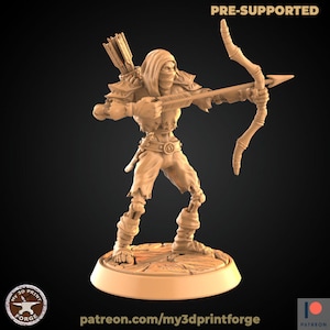 Undead Archer, Undead Ranger - Unpainted Miniature