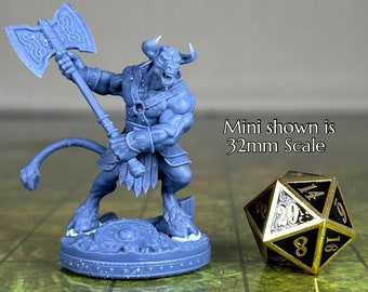 Kayser, der Minotaurus - Drachenklinge - Unbemalte Miniatur