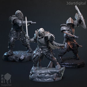 Zombie Warrior - 32mm Scale -Unpainted Miniature