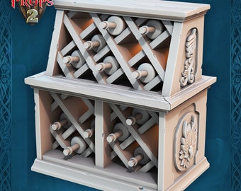 Wine Rack - Tavern Set - Unpainted Miniature