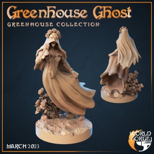 Ghostly Widow, Ghost - Greenhouse Collection - Unpainted Miniature