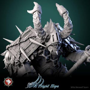 Frost Reaver, Azrimor - 32mm Scale - Unpainted Miniature
