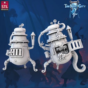 Mimic Stove - The Frost City - 32mm Scale - Unpainted Miniature