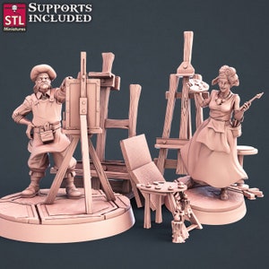 Painters Set - Townsfolk NPCs - Unpainted Miniature
