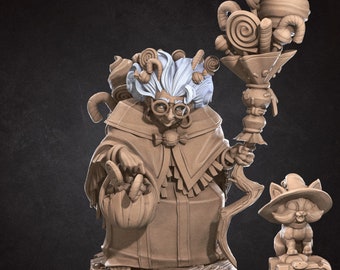 Candy the Retired Witch - 2 Poses - Unpainted Miniature