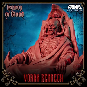 Lord Vorak Sennech, Legacy of Blood - Unpainted Miniature