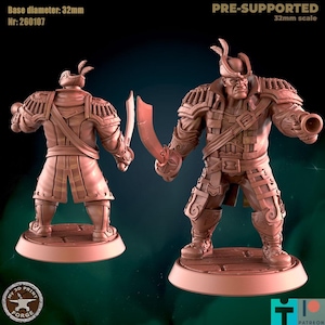 Human Swashbuckler - Port Town Humans - Unpainted Miniature