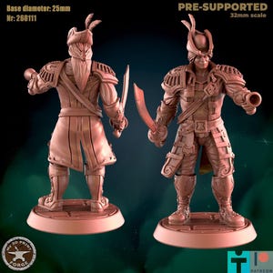 Female Human Swashbuckler - Port Town Humans - Unpainted Miniature
