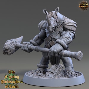 Plutarch Pointer - Rhinofolk - Unpainted Miniature