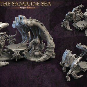 Marrowslair - Sanguine Sea Set - Unpainted Miniature