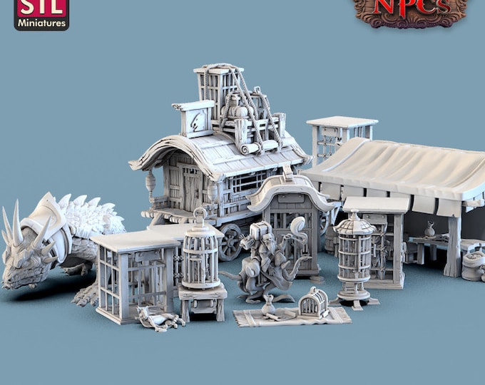 Exotic Pet Vendor Set Townsfolk Npcs Etsy