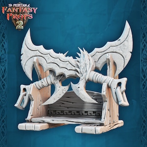Sword Display - Dungeon Set - 32mm Scale - Unpainted Miniature for DnD, Pathfinder, Tabletop RPGs - STL Miniatures
