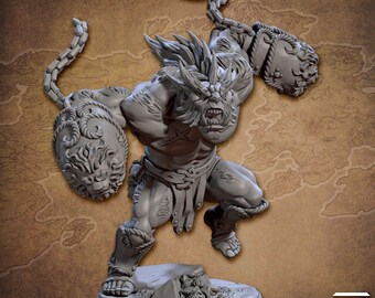 Brutus the Unbroken - Bronzeclad Greatgoblin - Unpainted Miniature