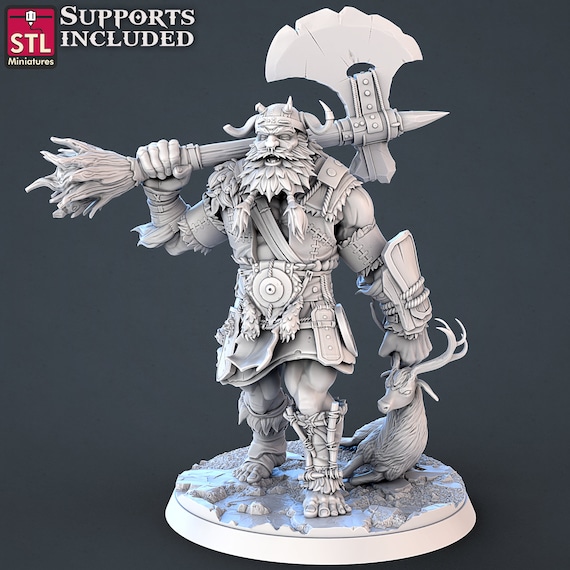 Frost Giant - Unpainted Miniature - Etsy Australia