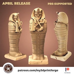 Sarcophagus - 32mm Scale - Unpainted Miniature