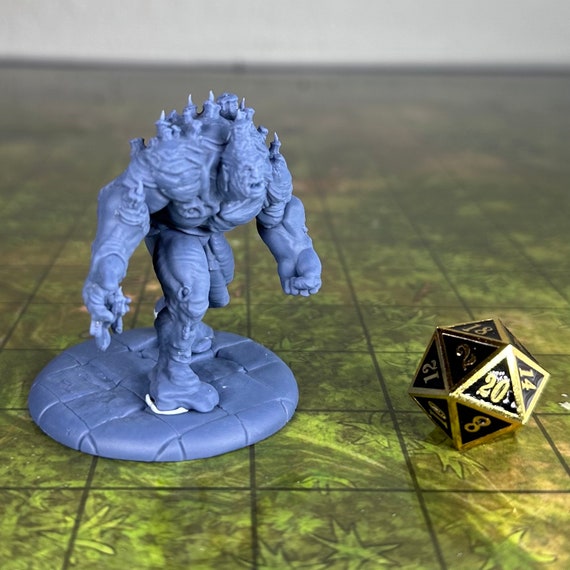 画材 Golem footprints Guhm, the Candle Golem - Unpainted Miniature - Etsy