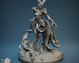 Dark Dryad - 32mm Scale - Unpainted Miniature