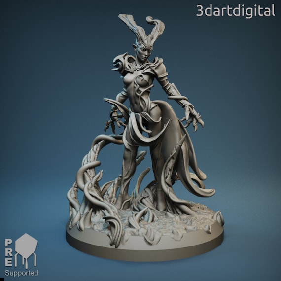 Dark Dryad - 32mm Scale - Unpainted Miniature