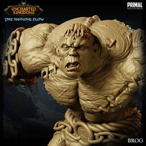 Flesh Golem, Brog - Uncharted Kingdoms - Unpainted Miniature