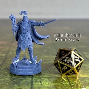 Lord Trogmor - Dragonblade - 28mm, 32mm, 75mm Scale - Unpainted Miniature for DnD, Pathfinder, Tabletop RPGs - Primal Collectibles