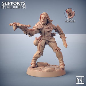 Thief Miniature - Pose F - 32mm Scale - Unpainted Miniature