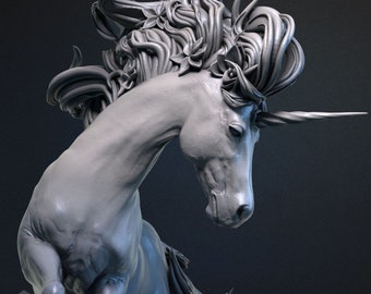Unicorn - Unpainted Miniature