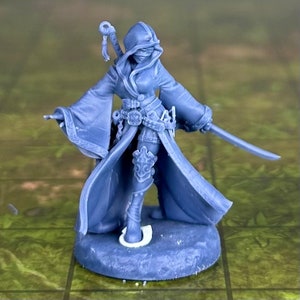 Female Monk - Unpainted Miniature