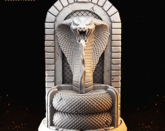 Snake Fountain - Masters of Dungeons Quest - Unpainted Miniature