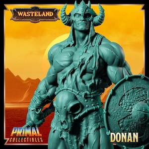 Human Gladiator, Donan - 28mm, 32mm, 75mm Scale - Unpainted Miniature
