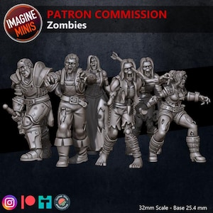 Zombie Horde - Unpainted Miniature