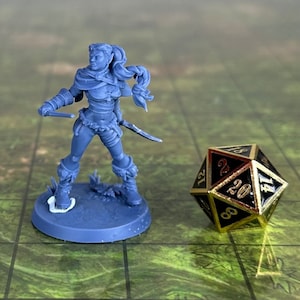 Gara, the Half Orc - Unpainted Miniature