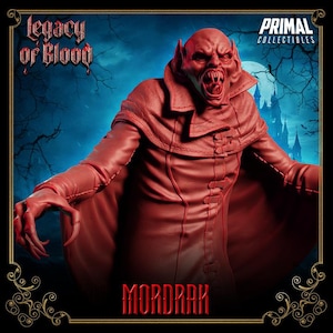 Creepy Vampire, Mordrak, Legacy of Blood - Unpainted Miniature