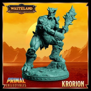 Human Gladiator, Krorion - 28mm, 32mm, 75mm Scale - Unpainted Miniature