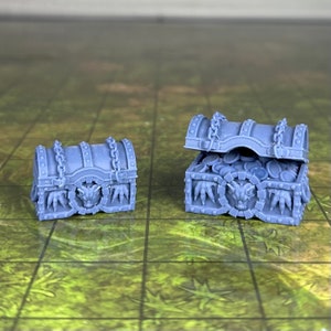 栄光の戦利品 - 宝箱 - 未塗装ミニチュア