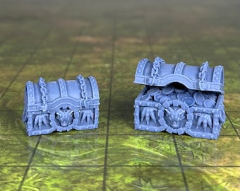 Glorious Spoils - Treasure Chest - Unpainted Miniature