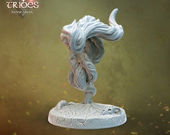 Elemental de vapor, elemental de aire arremolinado - Miniatura sin pintar