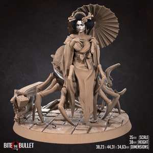Geisha Drider - 32mm, 35mm Scale - Unpainted Miniature